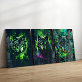 Wolves Glass Wall Art Bundle.